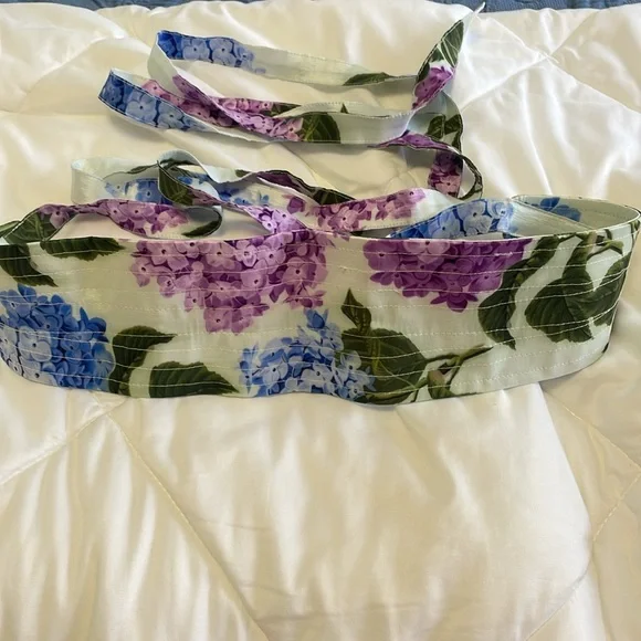 New Mar a Mar Ensencia Floral Hydrangea Satin Dress size Medium - Picture 8 of 15